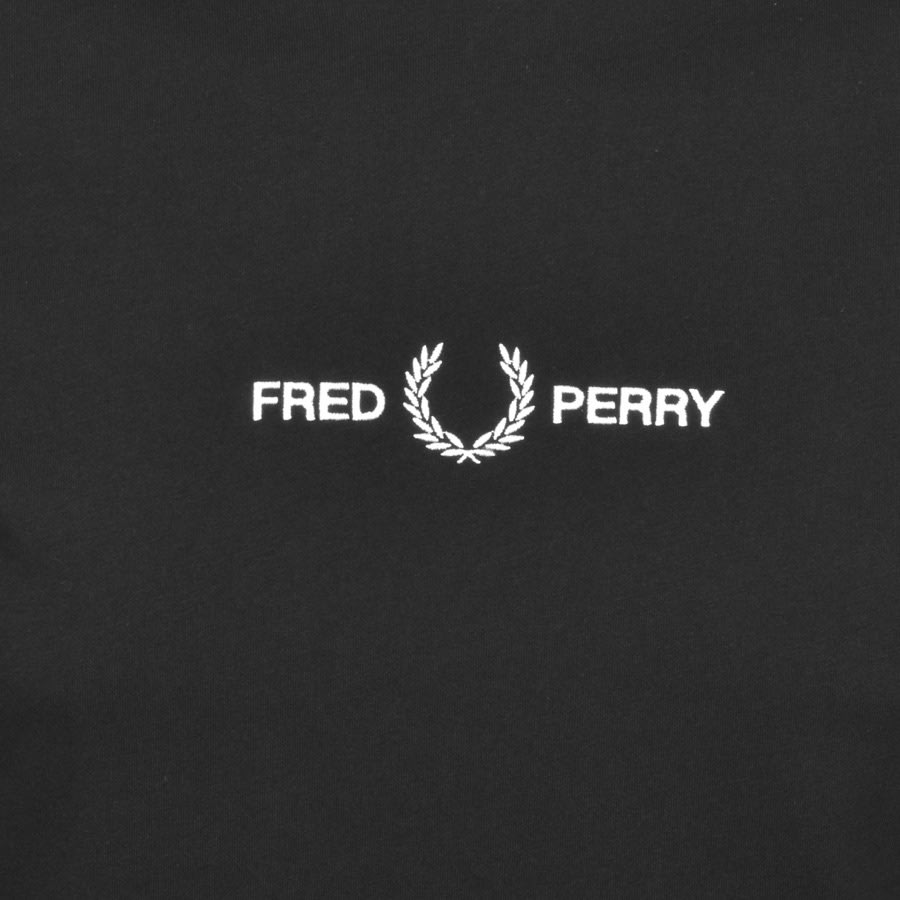 Alternative Image for ProductFred Perry Logo T Shirt Black3